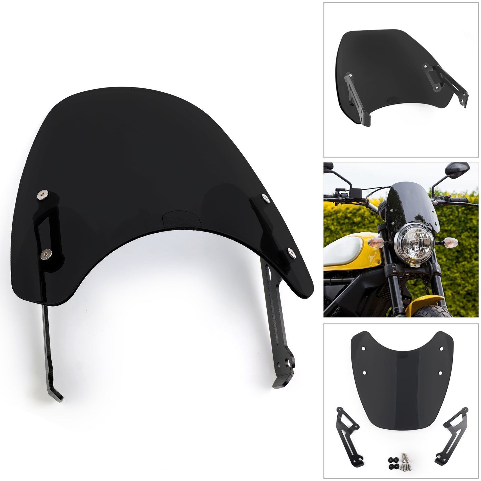 Protection de déflecteur de vent de pare-brise pour Ducati Scrambler 15-2018 générique