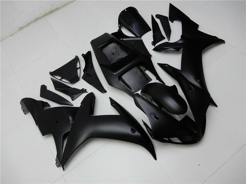 2002-2003 Yamaha YZF R1 Amotopart Fairing Matte Black Kit