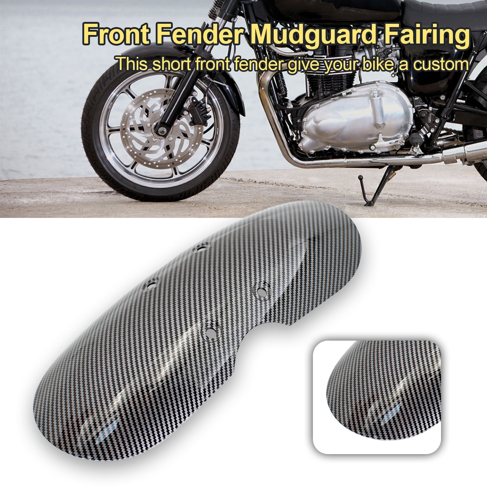 Garde-boue avant Bonneville T100 Scrambler Thruxton 2001-2016