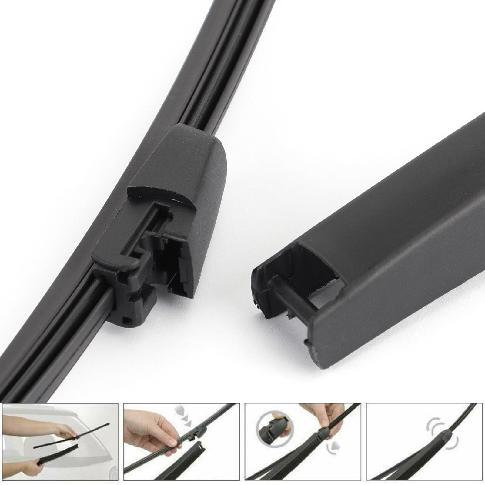 Car Windscreen Window Rear Wiper Arm Wiper Blade Set for VW Golf 5 MK5 2004-2008 Generic