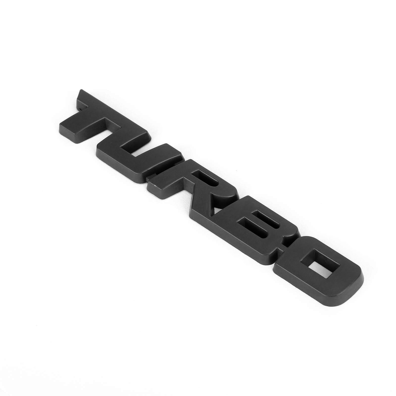 Métal 3D Turbo Logo Emblème De Voiture Badge Autocollant Coffre Pare-chocs Autocollant Argent Générique