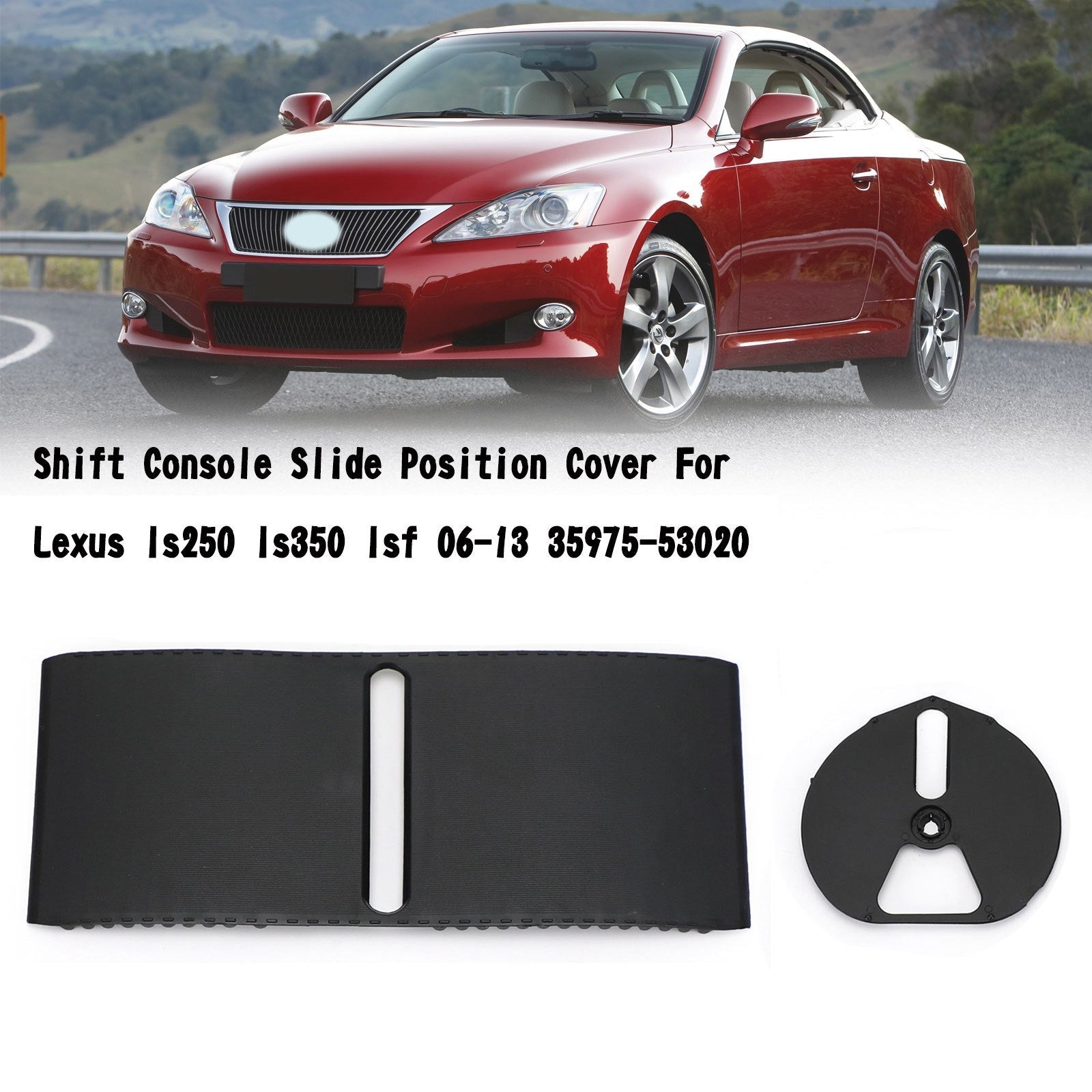 Shift Console Slide Position Cover For Lexus Is250 Is350 Isf 06-13 35975-53020 Generic