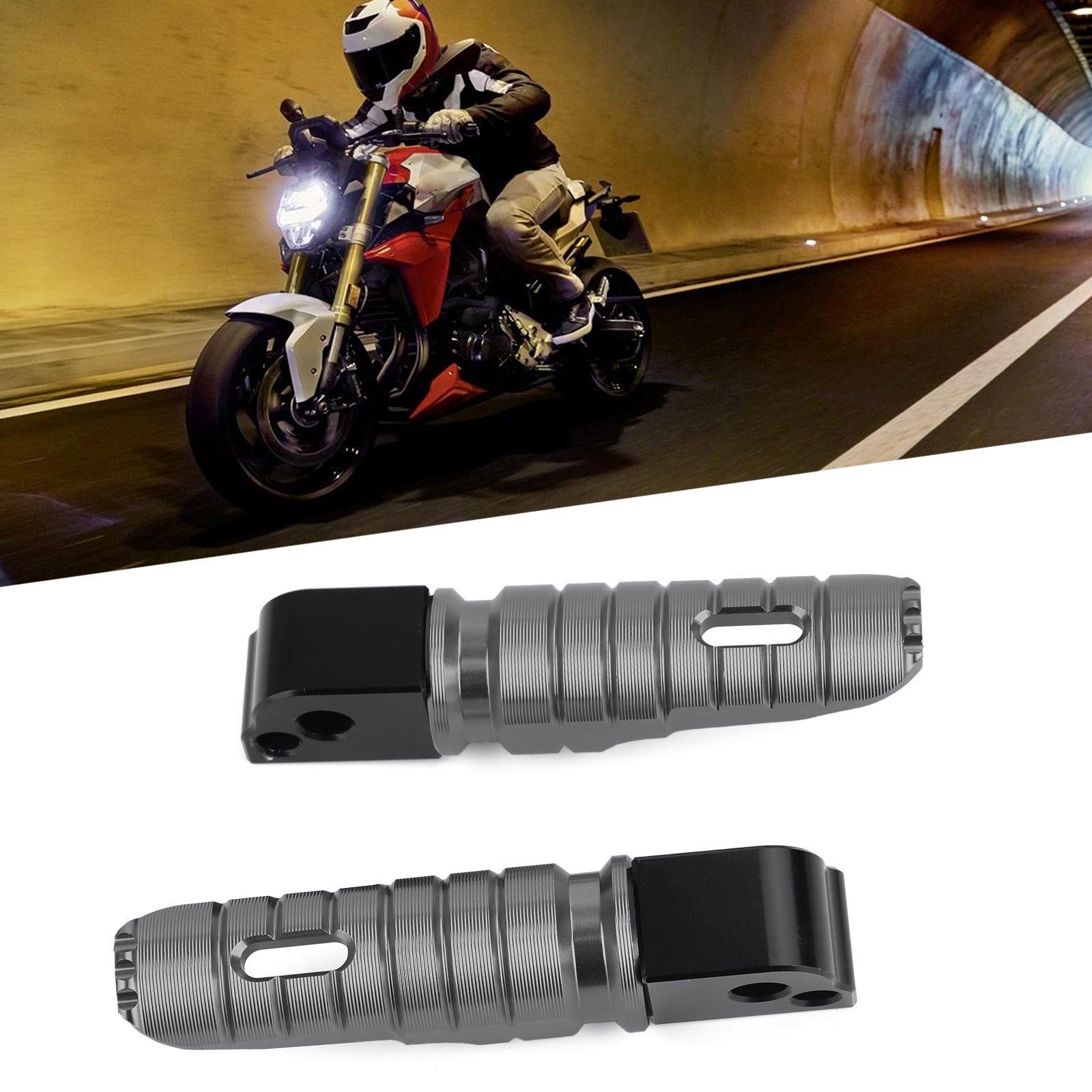 Voetsteunen achter Voetsteun voor BMW R NINET F900R F900XR R1200R R1200RS R1250R Generiek