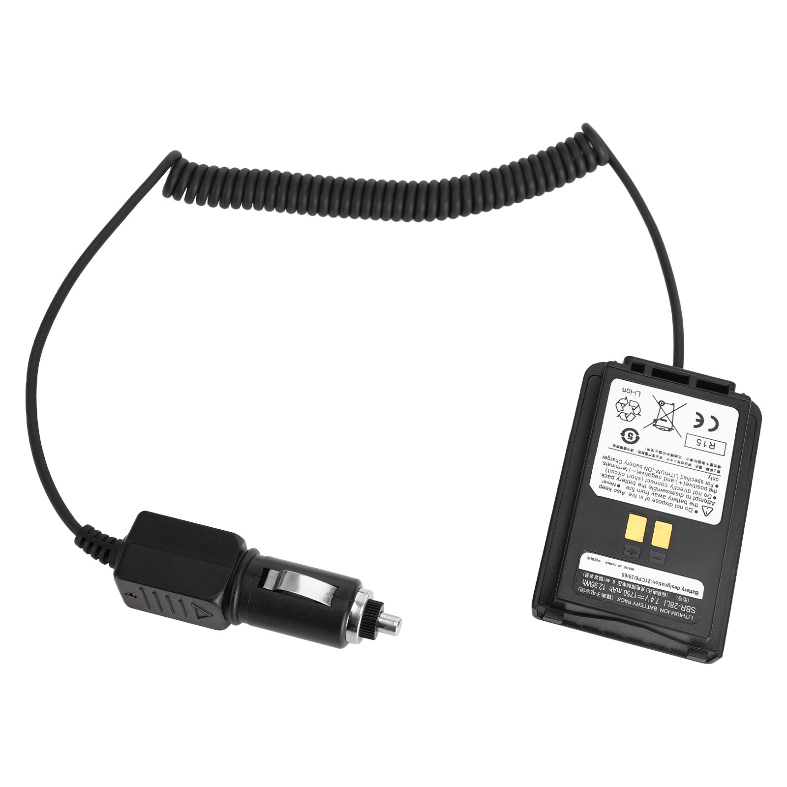 Chargeur de batterie de voiture 12-24V, adaptateur éliminateur Sbr-28Li pour Radio Ft4X Ft4Xr