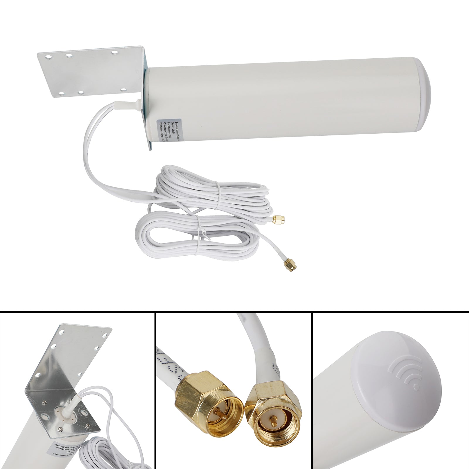 28DBi External 3G 4G SMA / TS-9 Antenna for MOFI 4500 Cellular LTE Router