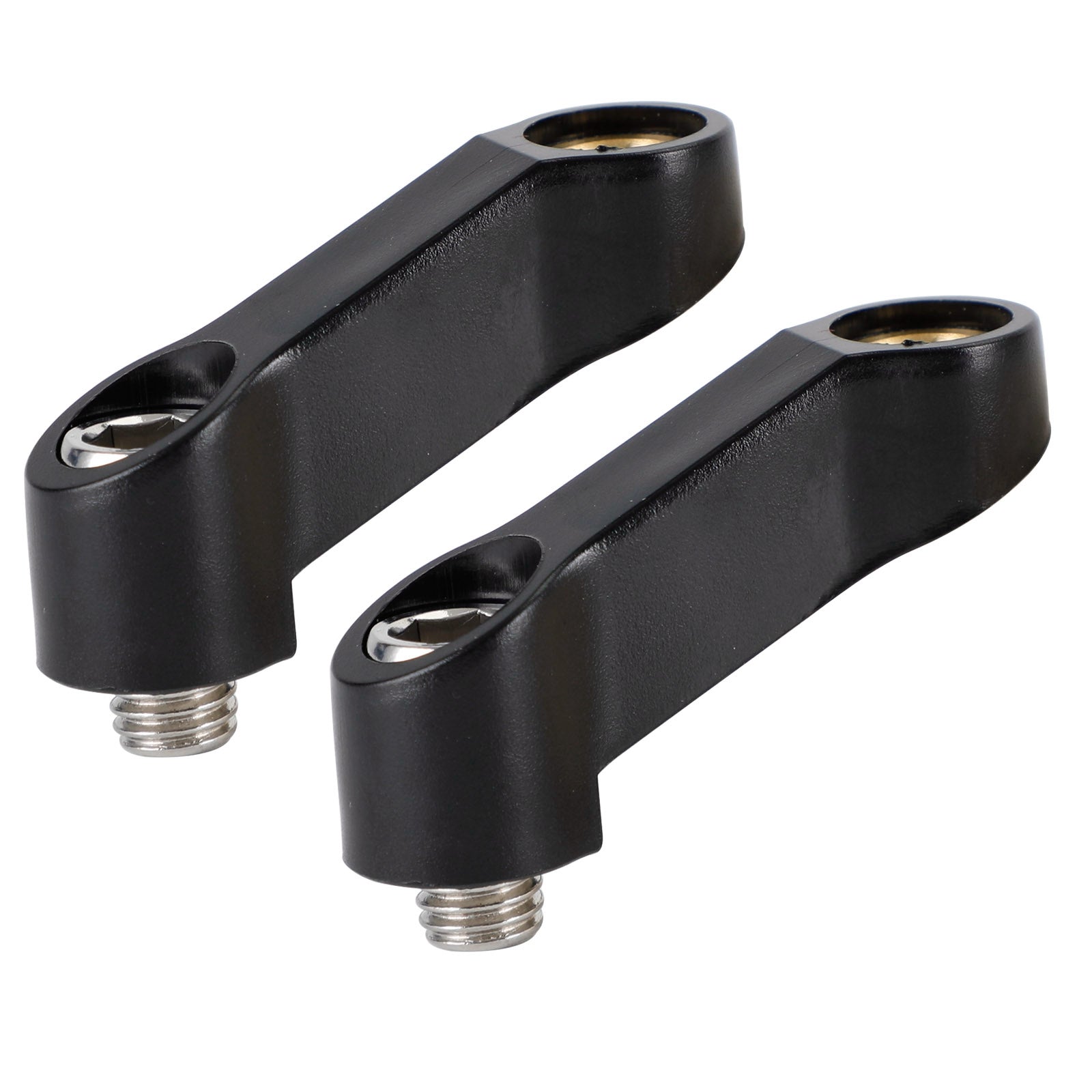 10 mm x 1,5 motorfiets ABS spiegelverhoger verlengadapterbevestigingen arm rechts paar