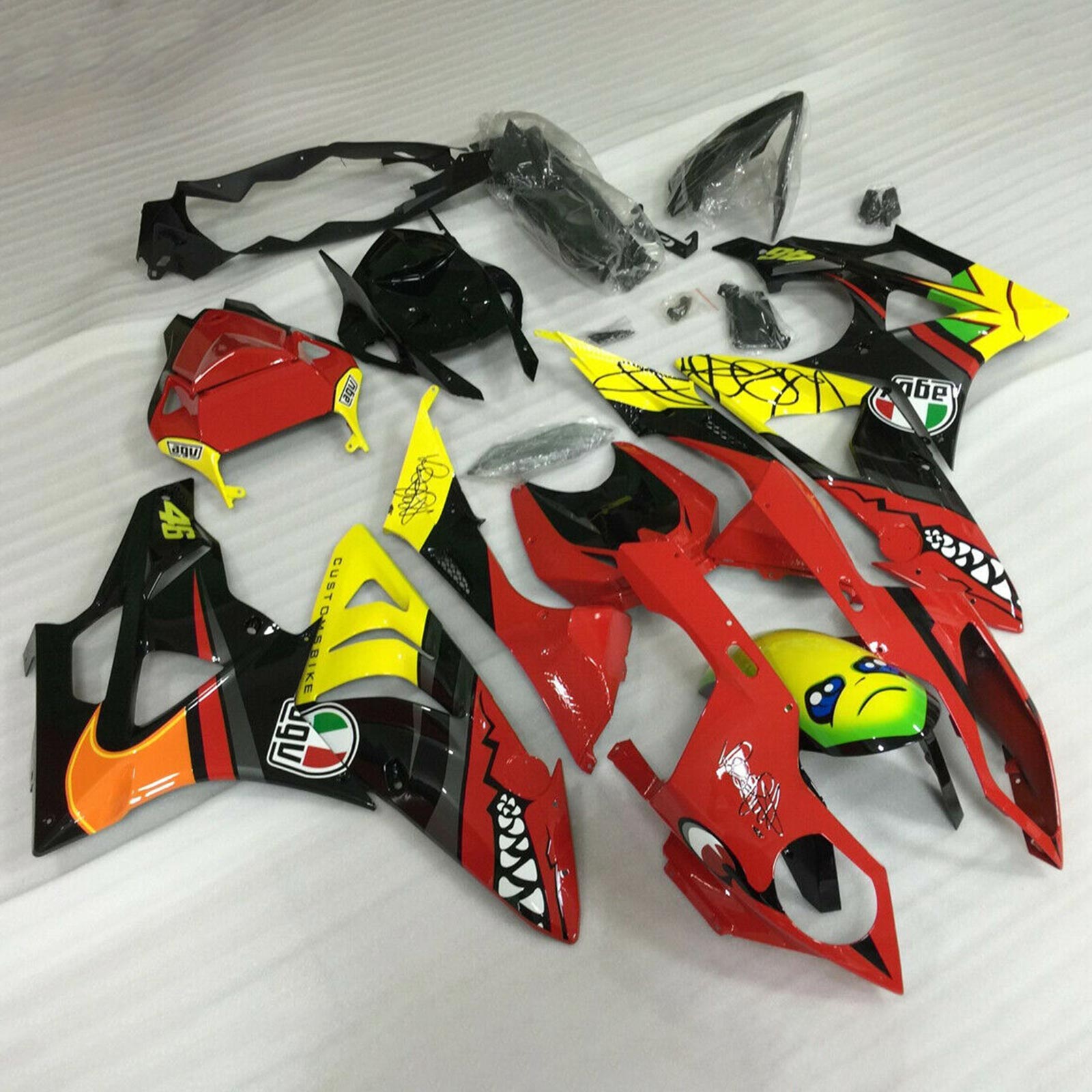 2015-2016 BMW S1000RR Amotopart Injection Fairing Kit Bodywork Plastic ABS #6