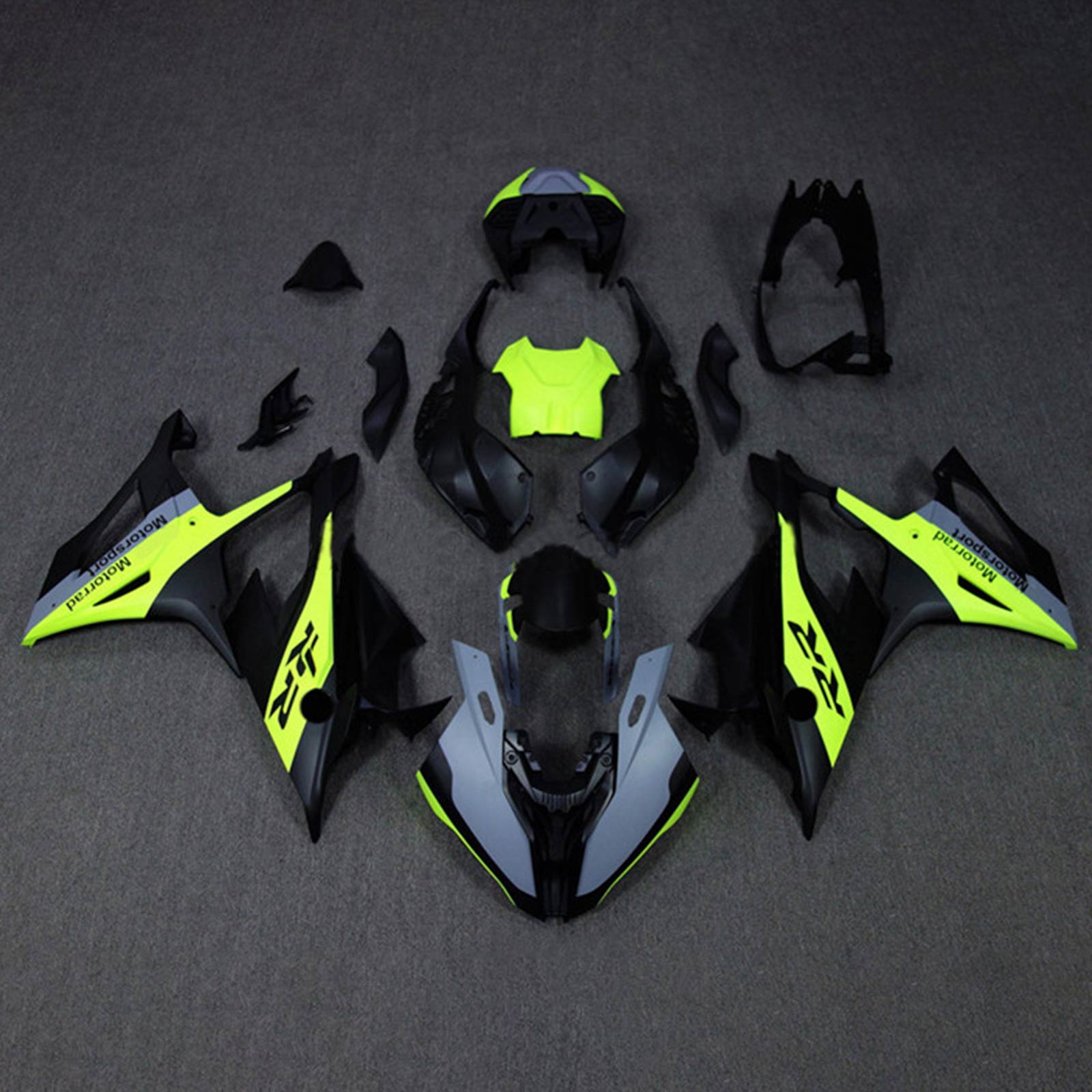 2019-2022 BMW S1000RR Amotopart Injection Fairing Kit Bodywork Plastic ABS #104