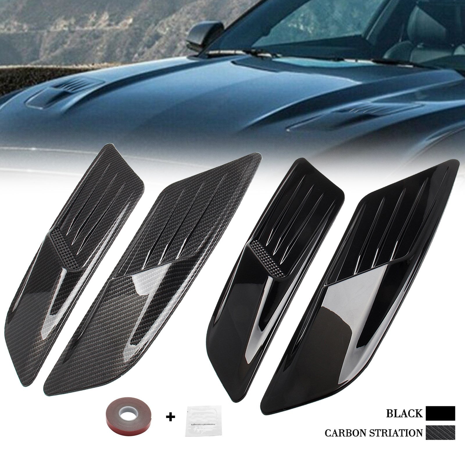 Ford Mustang 2015-2017 Front Hood Air Vent Molding Cover Trim