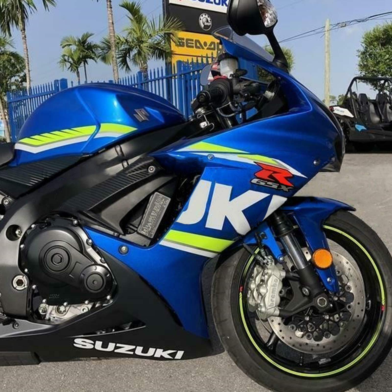 2011-2024 Suzuki GSXR 600/750 K11 Kit de carénage injection Amotopart Bodywork Plastic Abs # 101