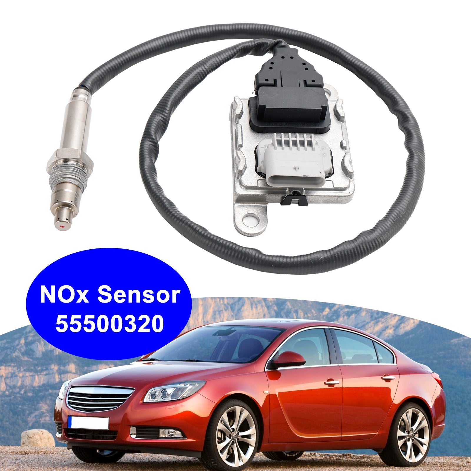 Nox Sensor Positie 2 Achter Voor Vauxhall Insignia 2.0 CDTi 170HP B20DTH 55500320