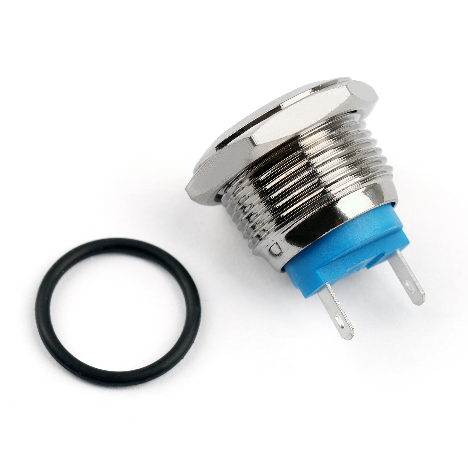 16mm 2 Pin Normally Closed Momentary NC Metal Push Button Switch 36V/2A