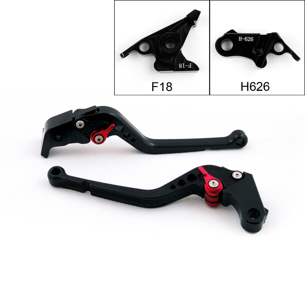 Leviers de frein et d'embrayage pour Honda CBR 600 900 CB900 Hornet VTX1300 NC700, noir générique