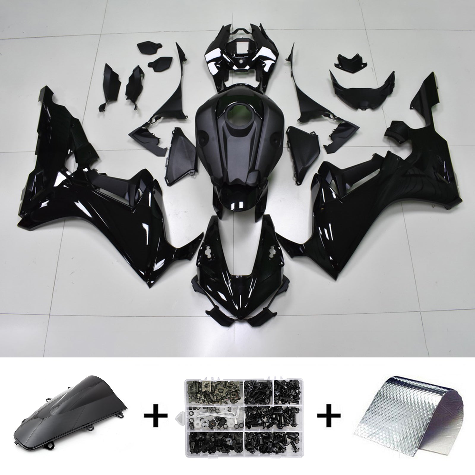 2020-2022 Honda CBR1000RR-R Kit de carénage d'injection Amotopart carrosserie plastique ABS #118