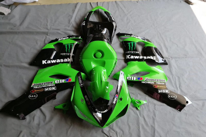 2009-2012 Kawasaki ZX6R 636 Fairing Kit Bodywork Plastic ABS