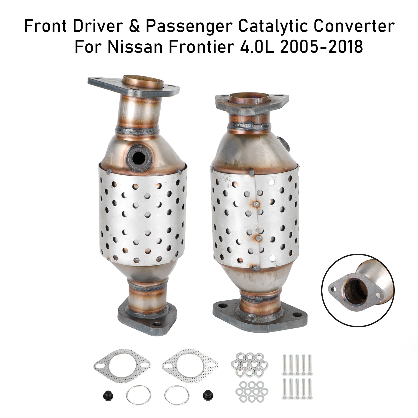 Nissan Frontier Pathfinder 4.0L Front Driver & Passenger Catalytic Converter