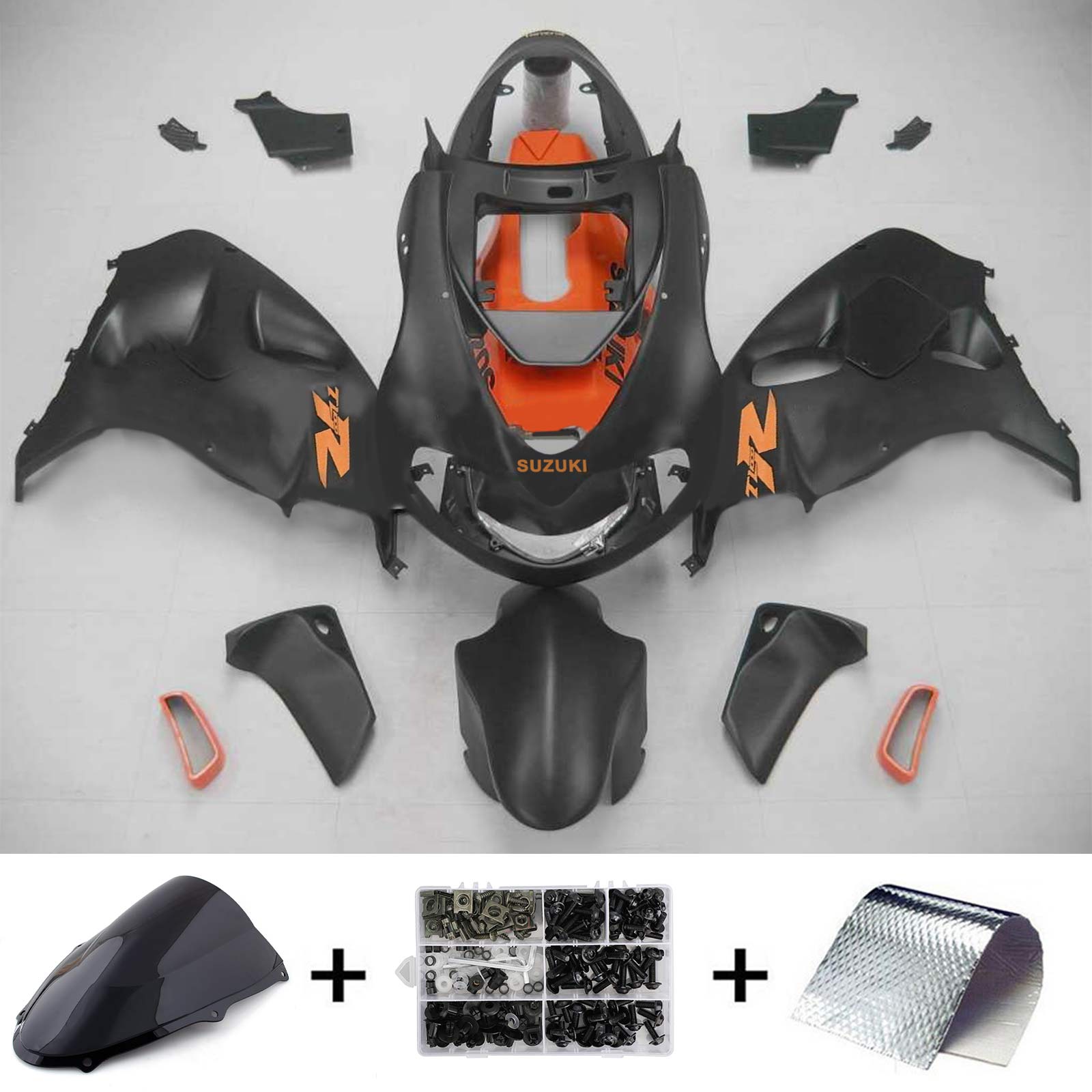 1998-2003 Suzuki TL1000R Amotopart Injection Fairing Kit Bodywork Plastic ABS #127