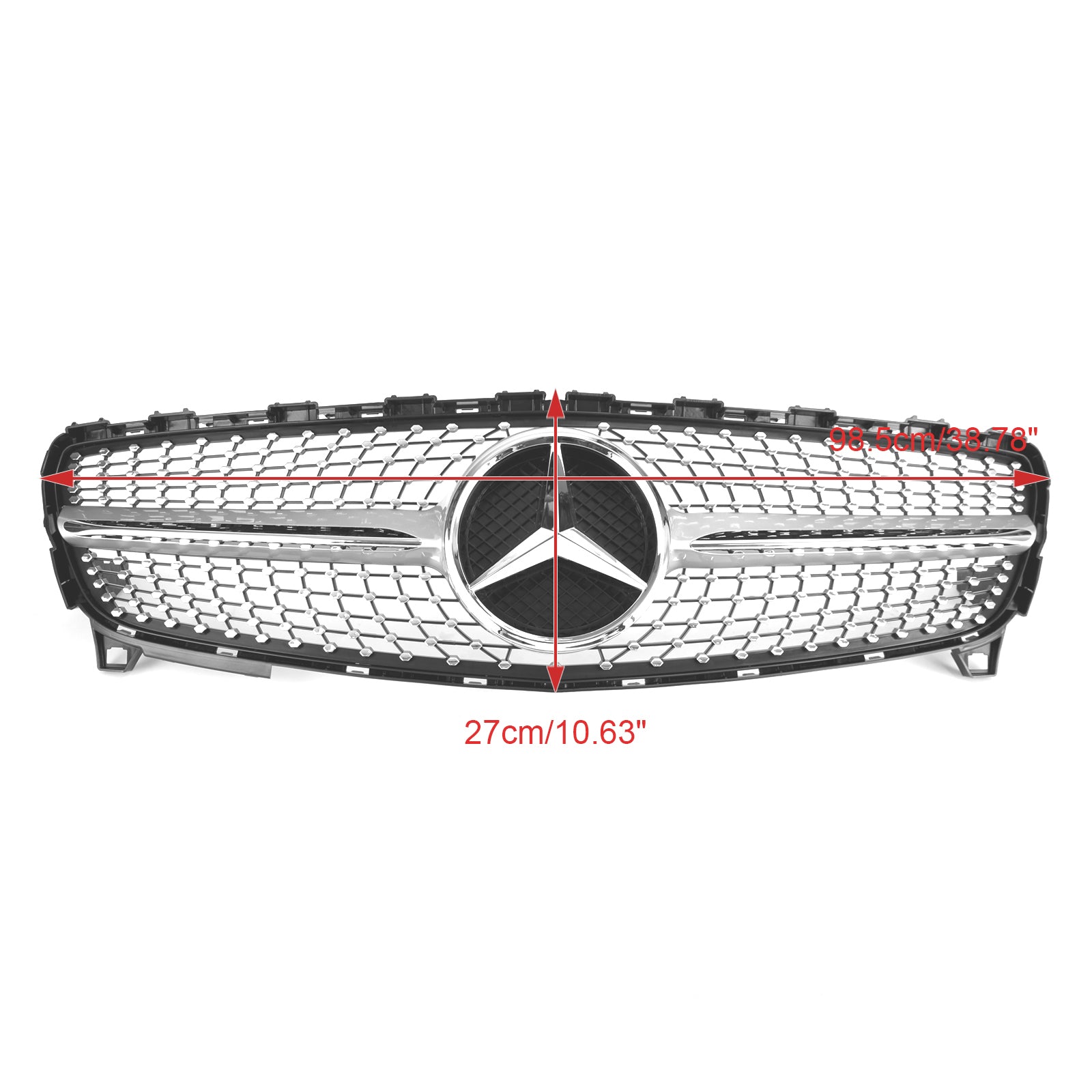 2016-2018 MERCEDES BENZ A CLASS W176 Diamond Front Bumper Grille Grill