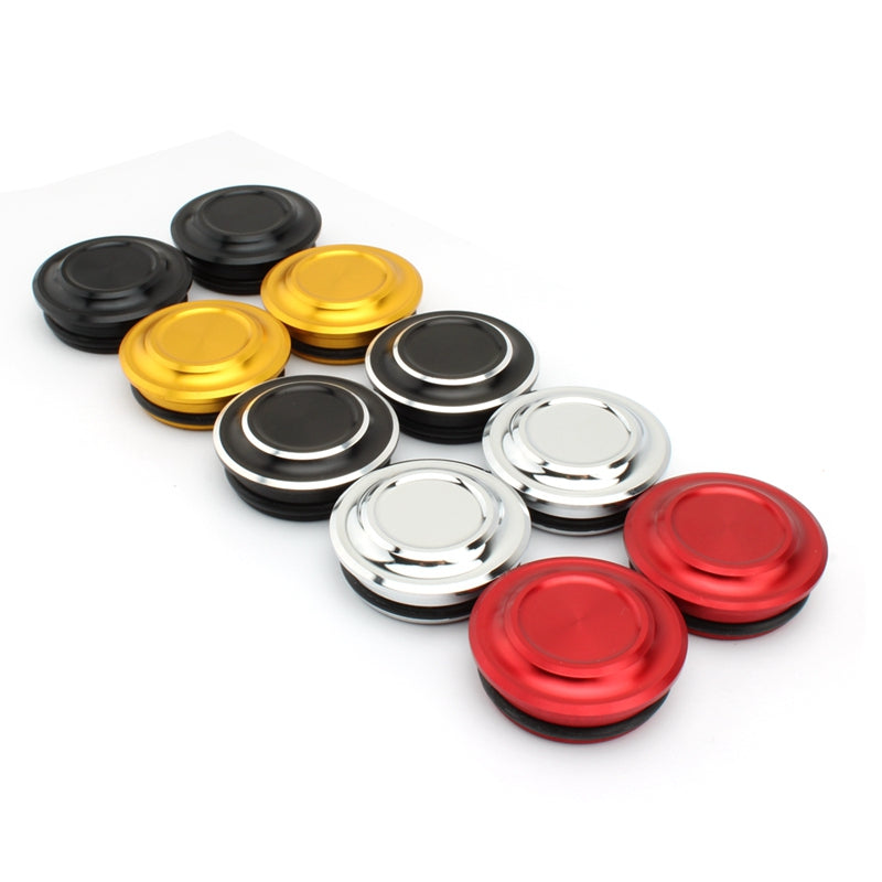 Billet Aluminium Frame Plug Caps Zwart Geschikt voor Honda Rebel CMX500 2020-2021