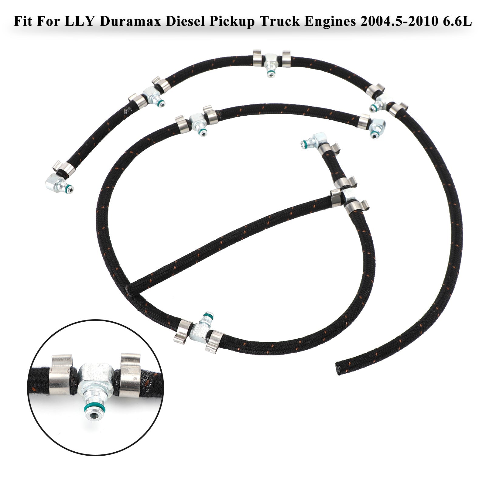 Duramax 2004-2010 6.6L Diesel Truck Motoren Brandstofinjector Retourleidingset