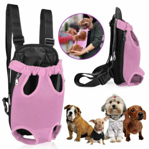 Portable Mesh Pet Dog Carrier Puppy Backpack Travel Carrying Bag Shoulder Bag