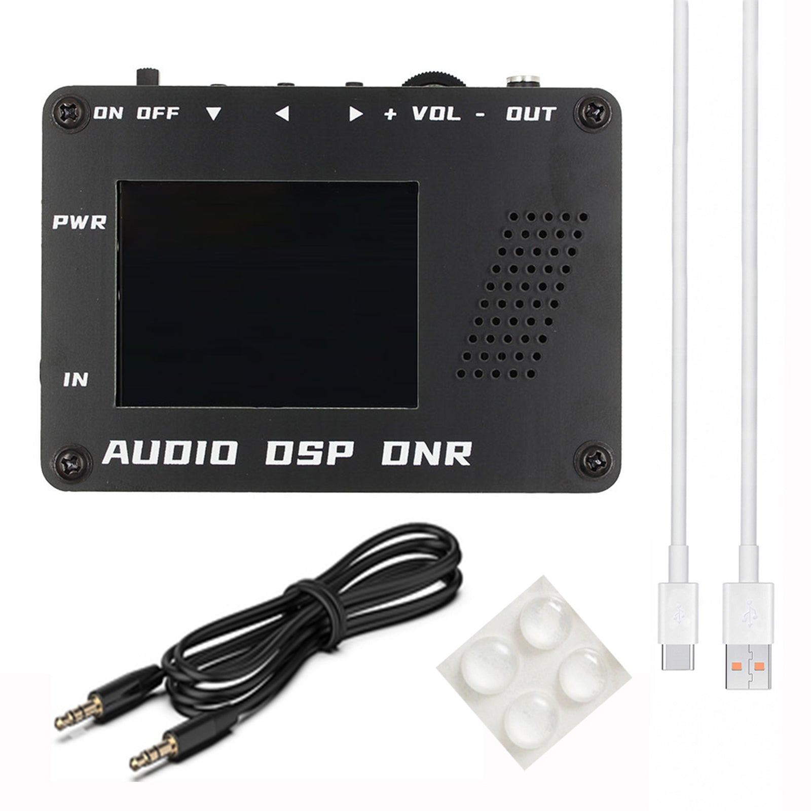 Audio DSP Ruisonderdrukking DNR Digitaal filter SSB-radio YAESU ICOM + luidspreker