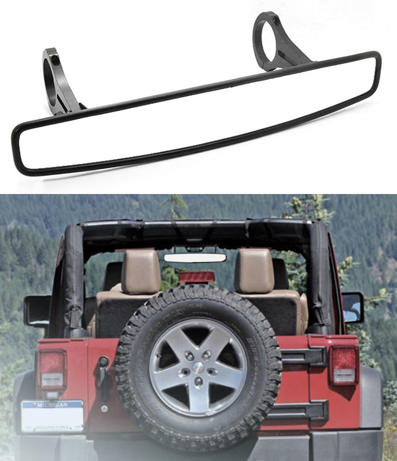 1,75" UTV brede achteruitkijkspiegel voor RONDE ROLLBAR Polaris RZR XP 4 Arctic Cat Generiek