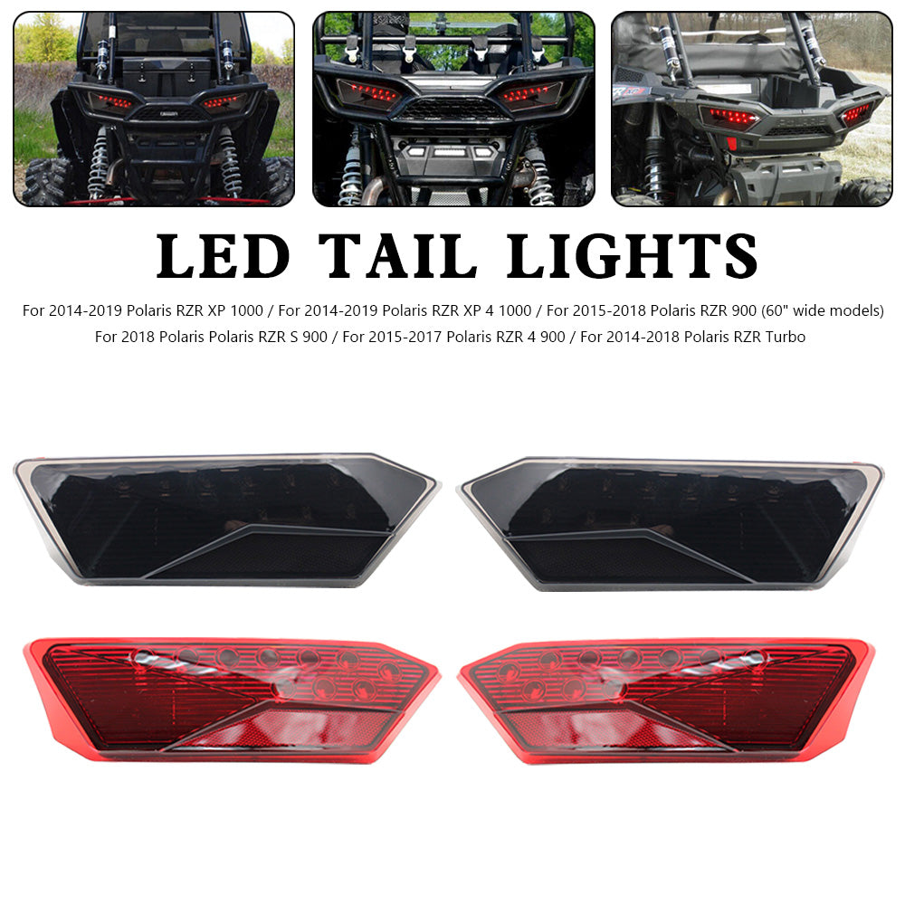 2412341 2412342 LED Tail Lights For Polaris RZR Turbo 1000 XP 900 S 2014-2019