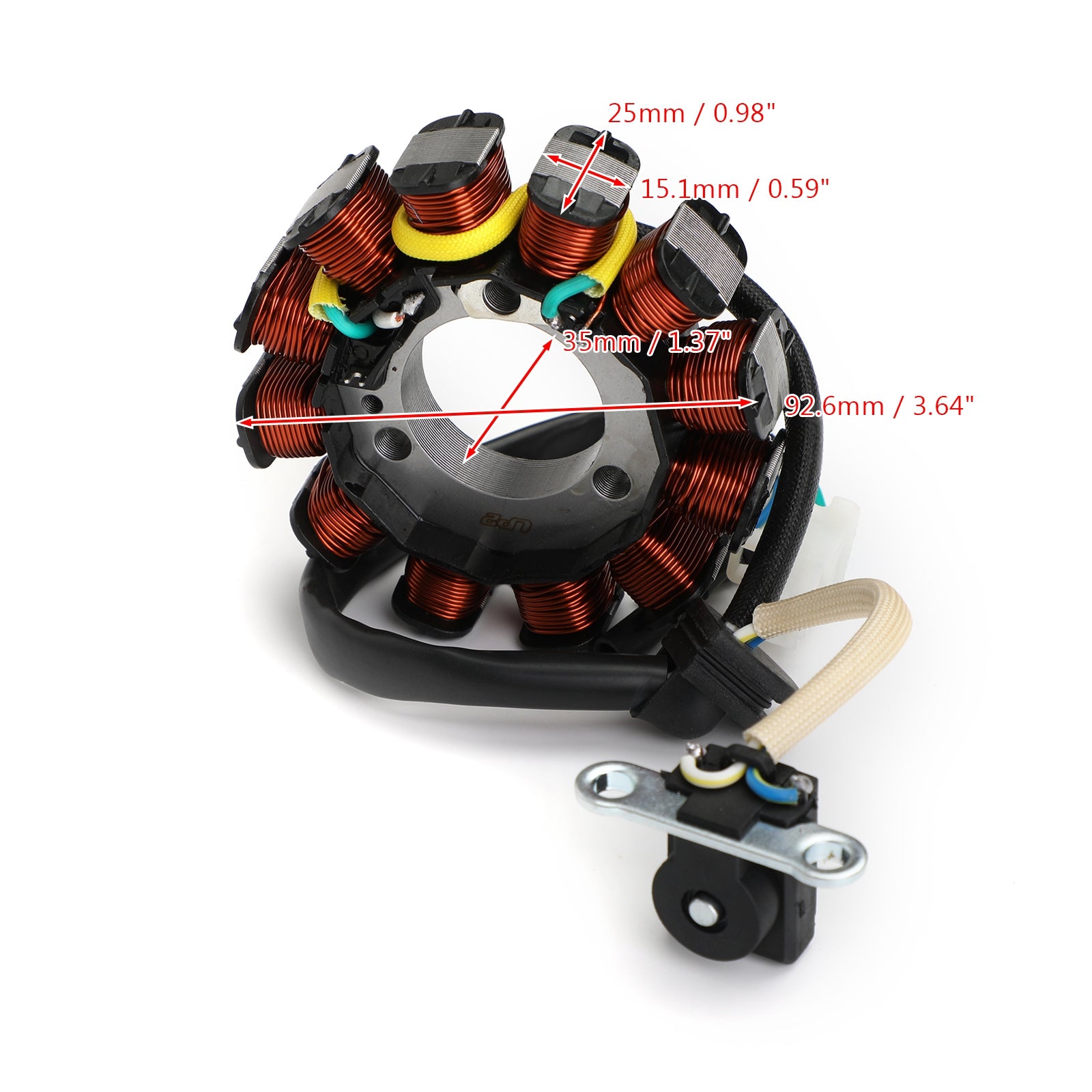 Générateur de magnéto de stator Honda CBF125 2008-2015 31120-KWF-941 générique