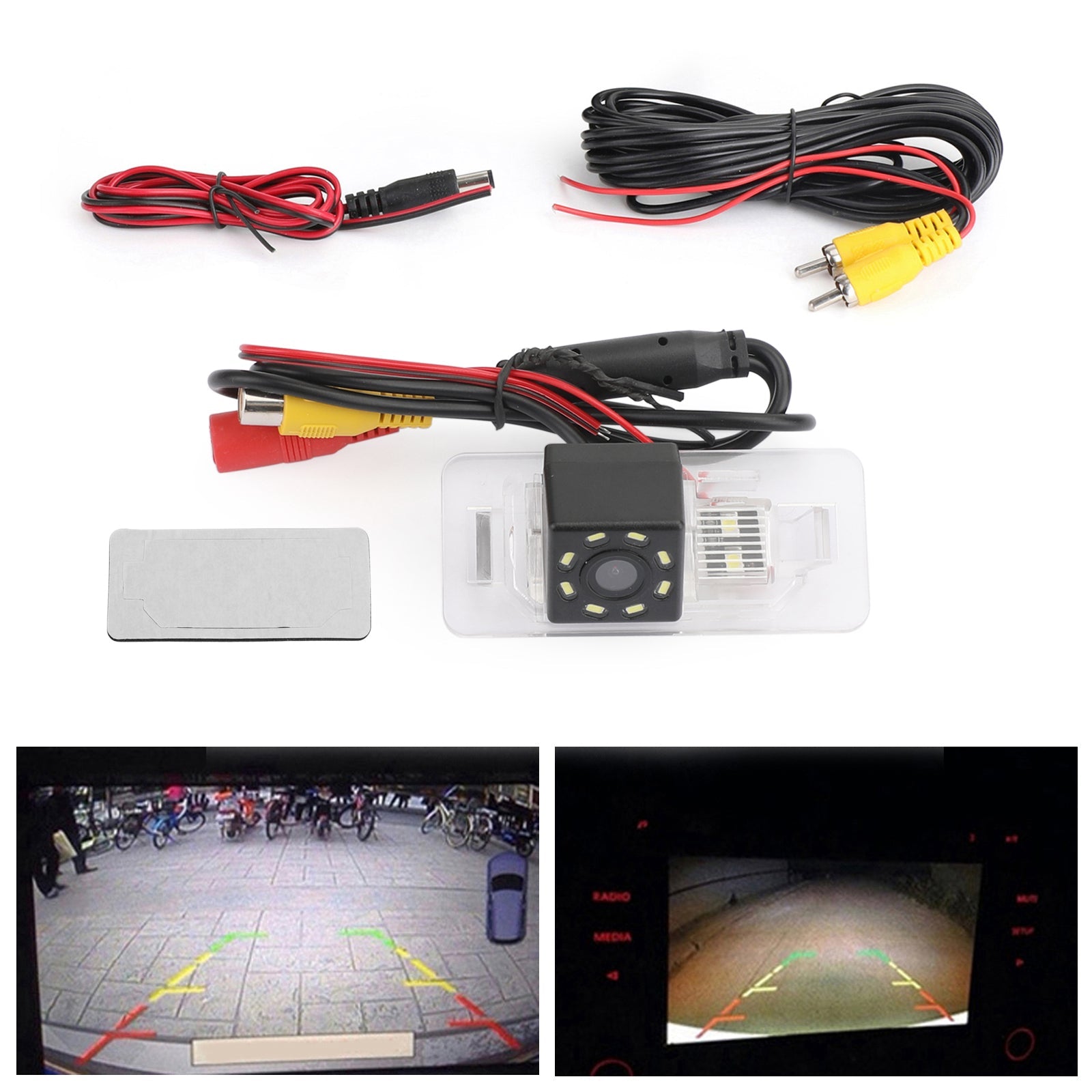 Car Rear View Camera 8LED for BMW E70 E71 E46 E39 X3 X5 E60 E61 E90 E91 E92 E53