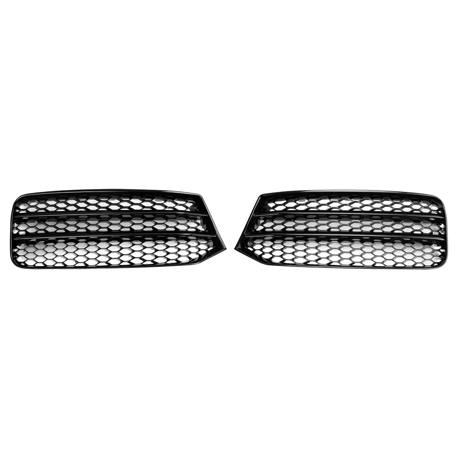 2015-2018 Audi A1 8X Pair Front Bumper Fog Light Cover Grill Grille