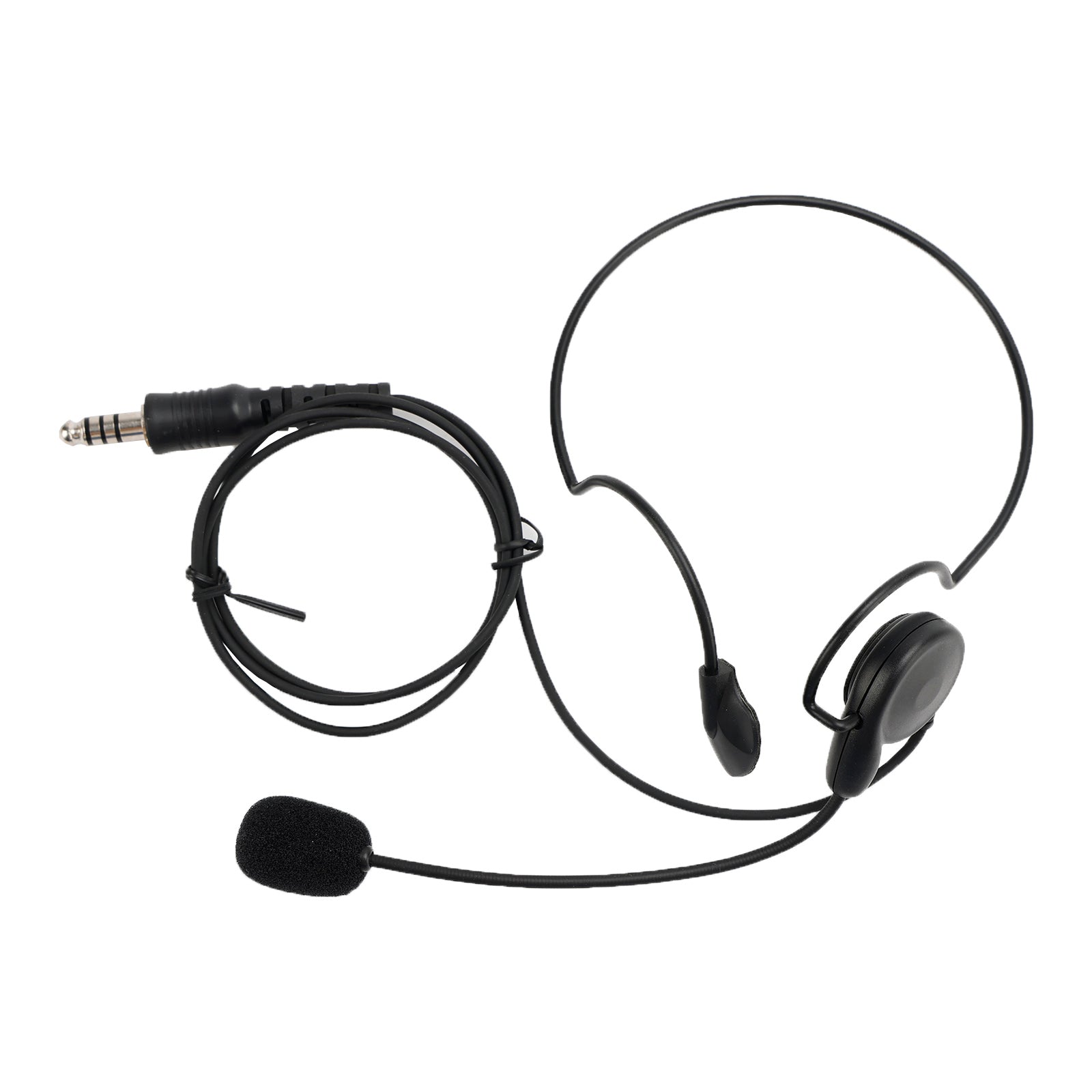 7.1-C7 Ordinary Rear Mount Big Plug Tactical Earhook Headset Earphone In-ear