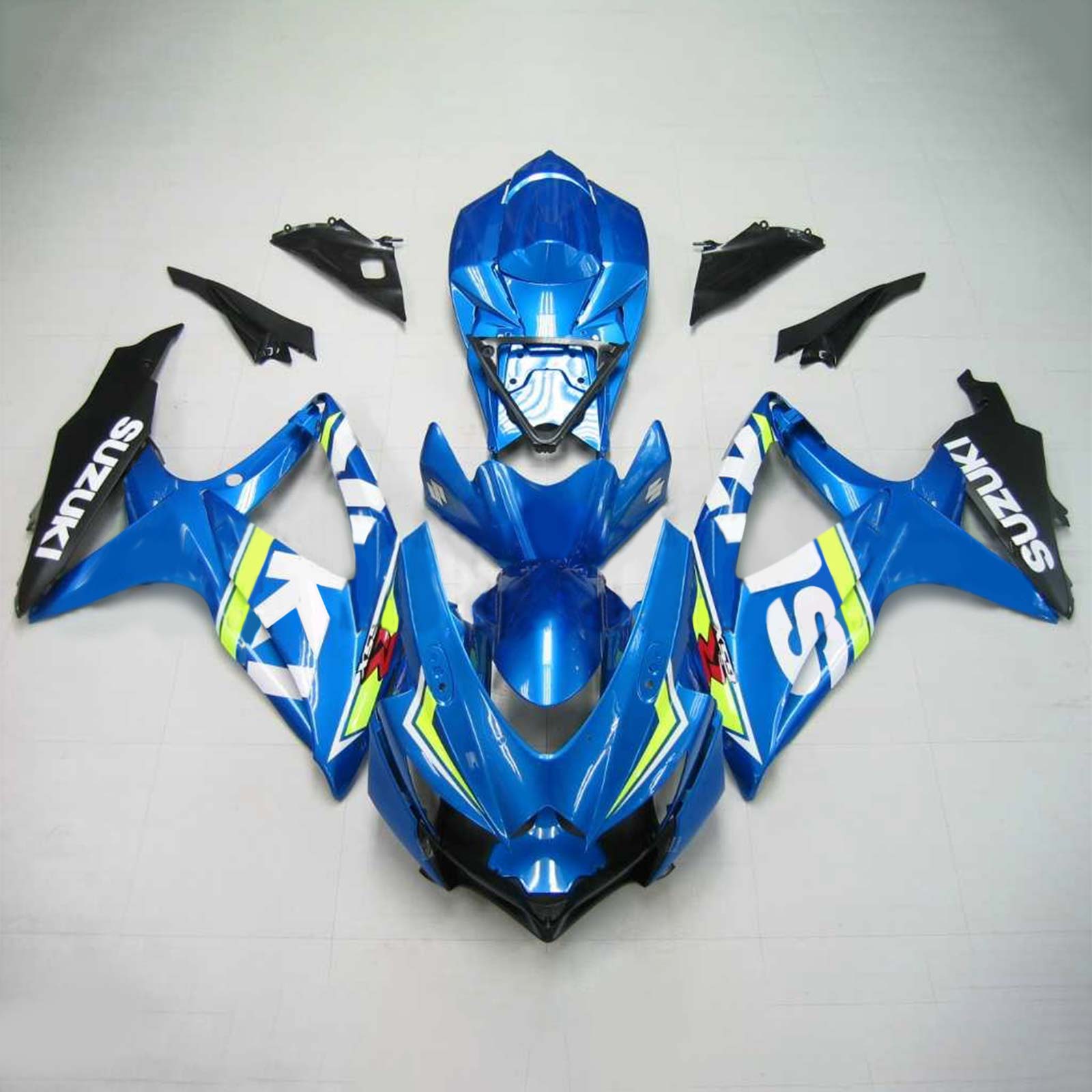 2008-2010 Suzuki GSXR 600/750 K8 Kit de carénage d'injection carrosserie plastique ABS