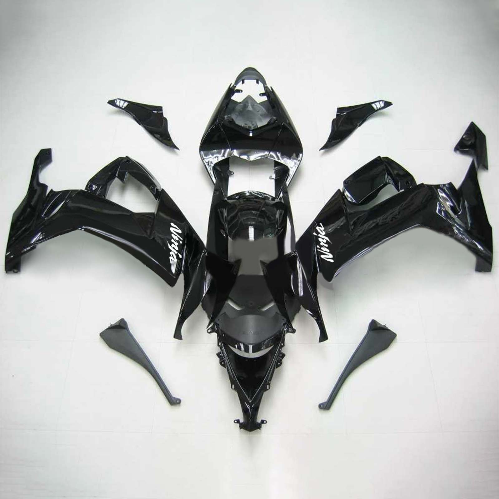 2008-2010 Kawasaki ZX10R Amotopart injectiekuipset carrosserie kunststof ABS #105