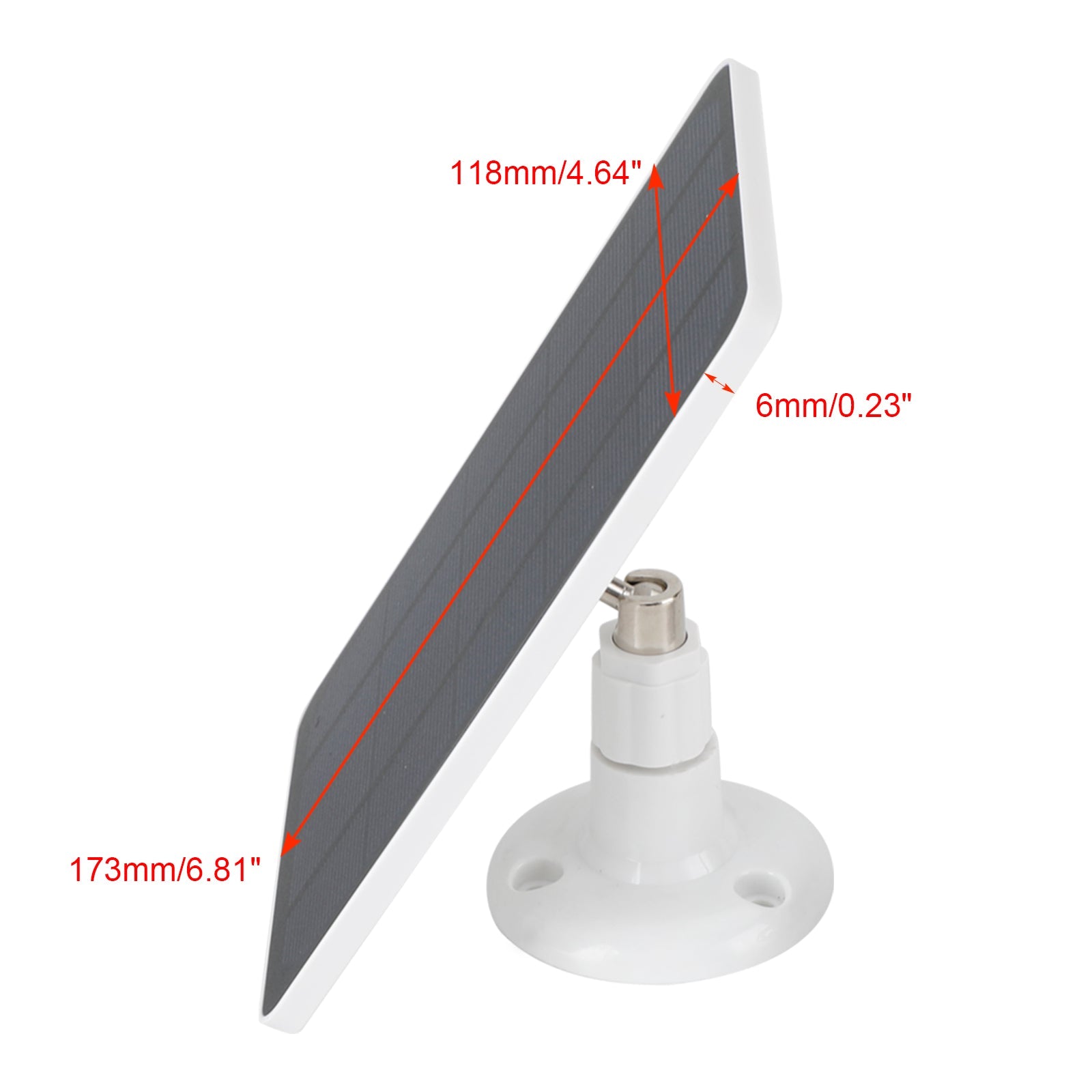 4W 5V draagbaar zonnepaneel IP65 waterdicht monokristallijn voor beveiligingscamera