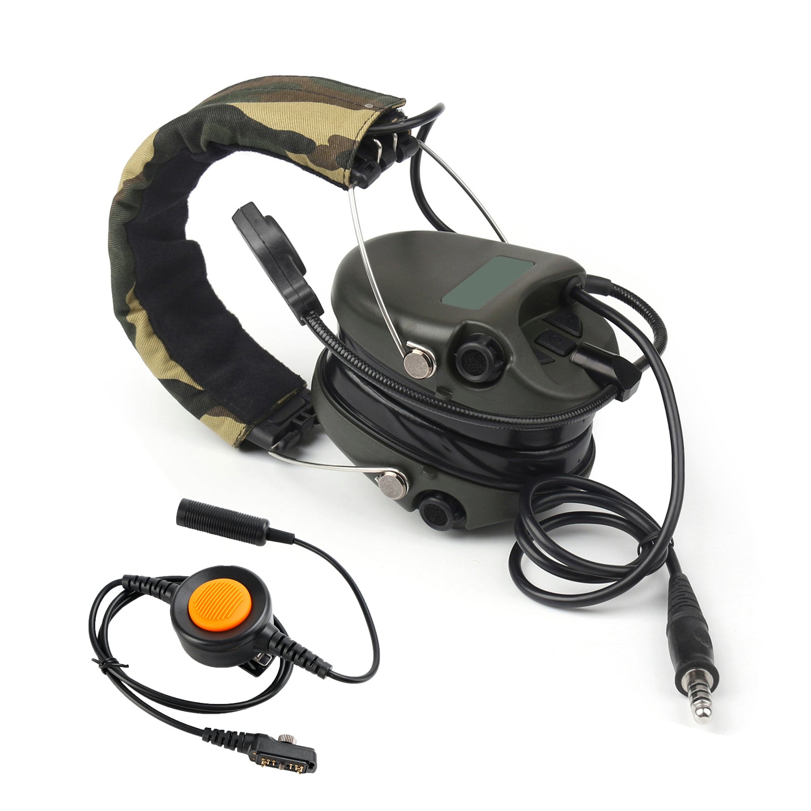 H60 Geluid Pickup Ruisonderdrukking Headset 6-Pin U94 PTT Voor Hytera PD780/700G/580