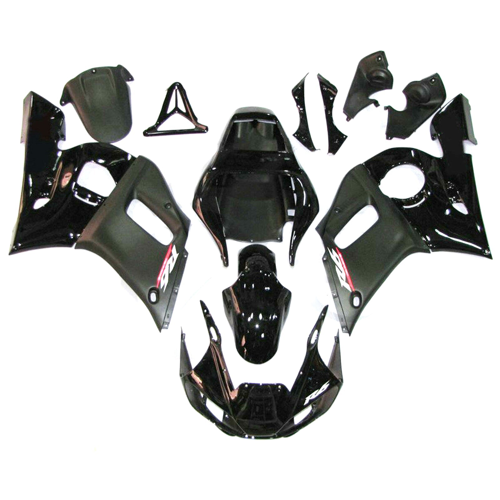 Kit de carrosserie de carénage d'injection Yamaha YZF R6 1998-2002 #16