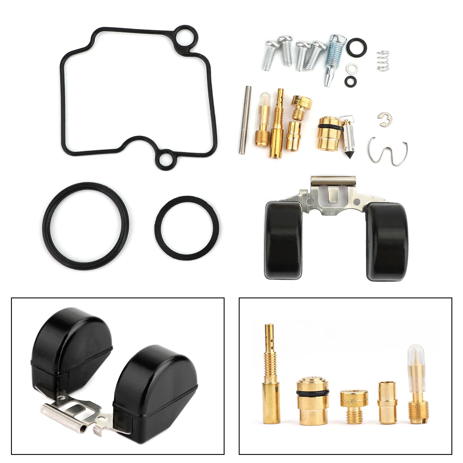 Kit de réparation de carburateur de moto pour Yamaha YBR125 JYM125 pour carburateur VM22