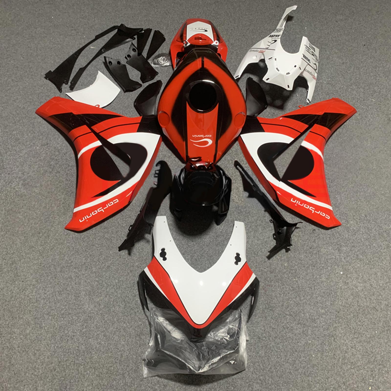 2008-2011 Honda CBR1000RR Injectiekuipset Carrosserie Kunststof ABS #202