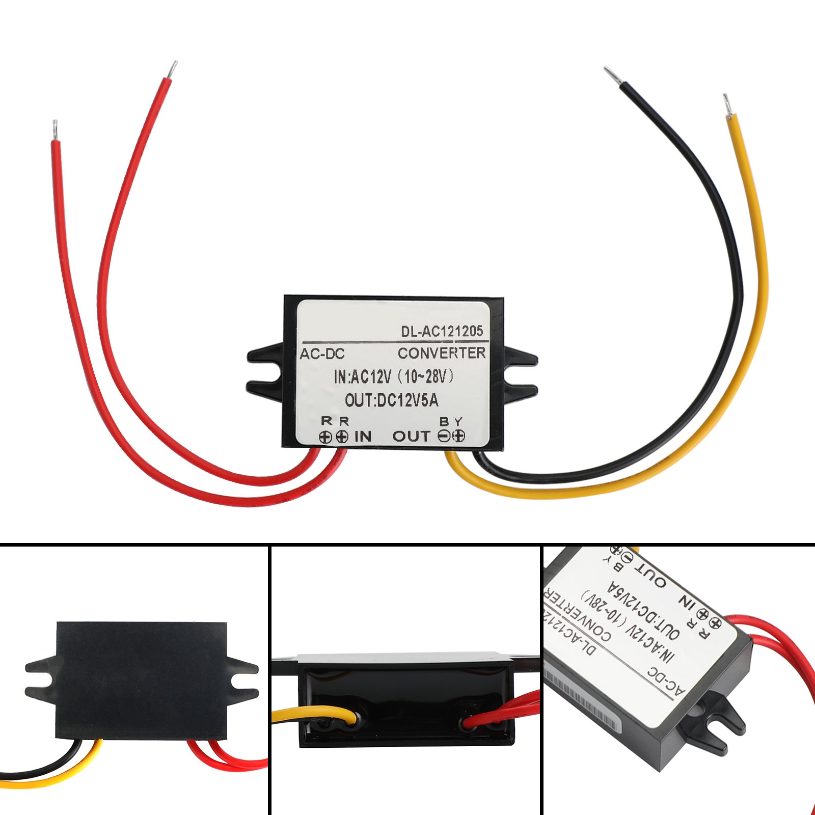 AC-DC strømforsyning AC10-28V til DC12V 3A/5A strømmodul Strømomformer