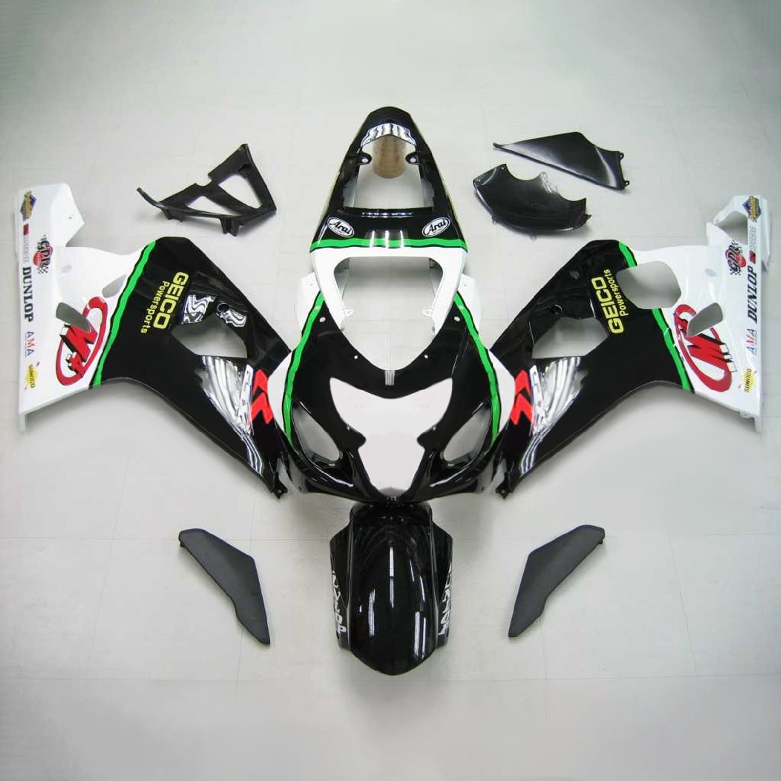 2004-2005 Suzuki GSXR 600/750 K4 Amotopart Injection Fairing Kit Bodywork Plastic ABS #137