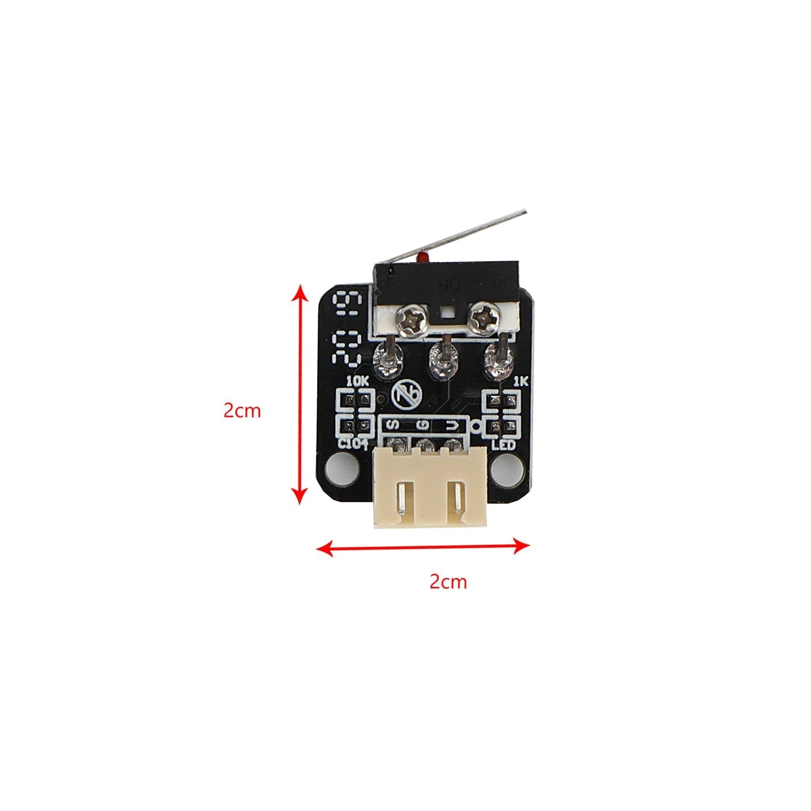 Creality – pièces d'imprimante 3D, 5 pièces, interrupteur de fin de course, 3 broches, adapté pour CR-10 Ender3