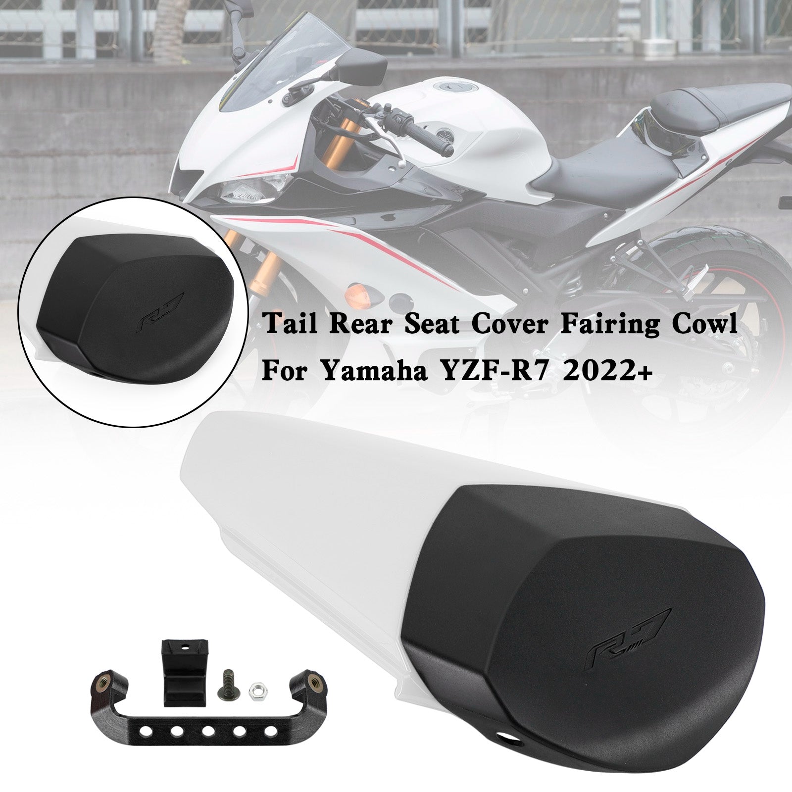 2022-2023 YAMAHA YZF-R7 YZF R7 Staart Achterbank Cover Kuip Cowl