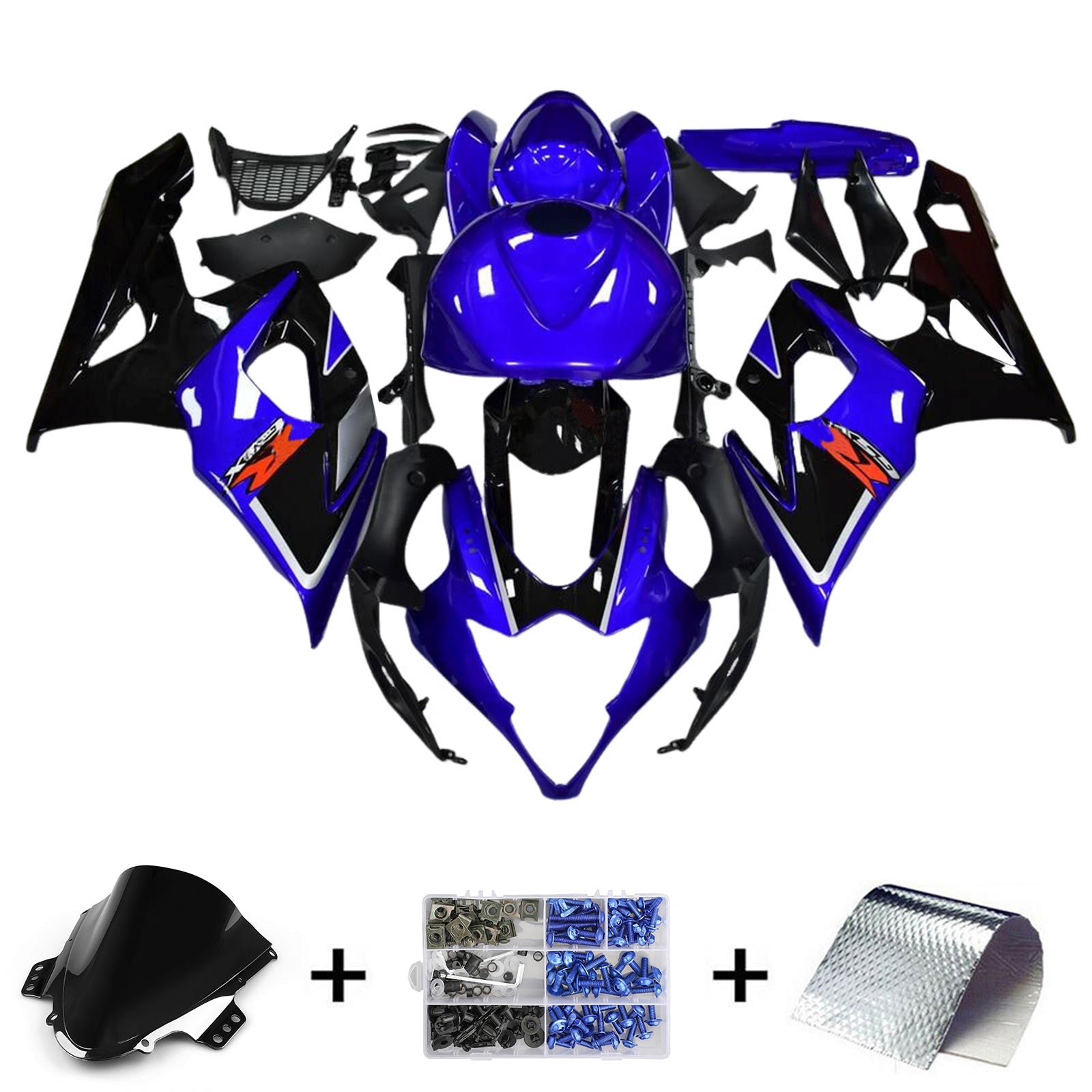 2005-2006 Suzuki GSXR1000 K5 Fairing Kit Bodywork Plastic ABS