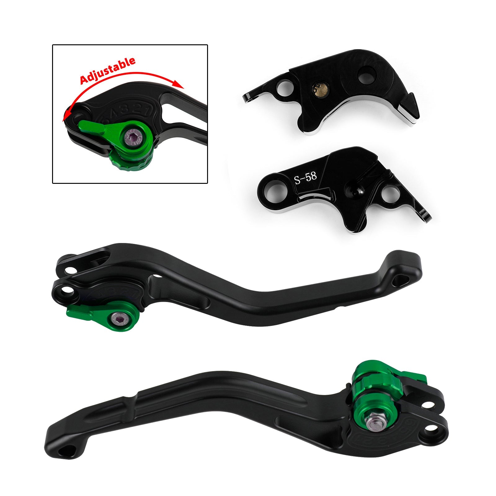 Suzuki GSXR600 750 06-10 GSX-S1000/F 15 NEW Short Clutch Brake Lever