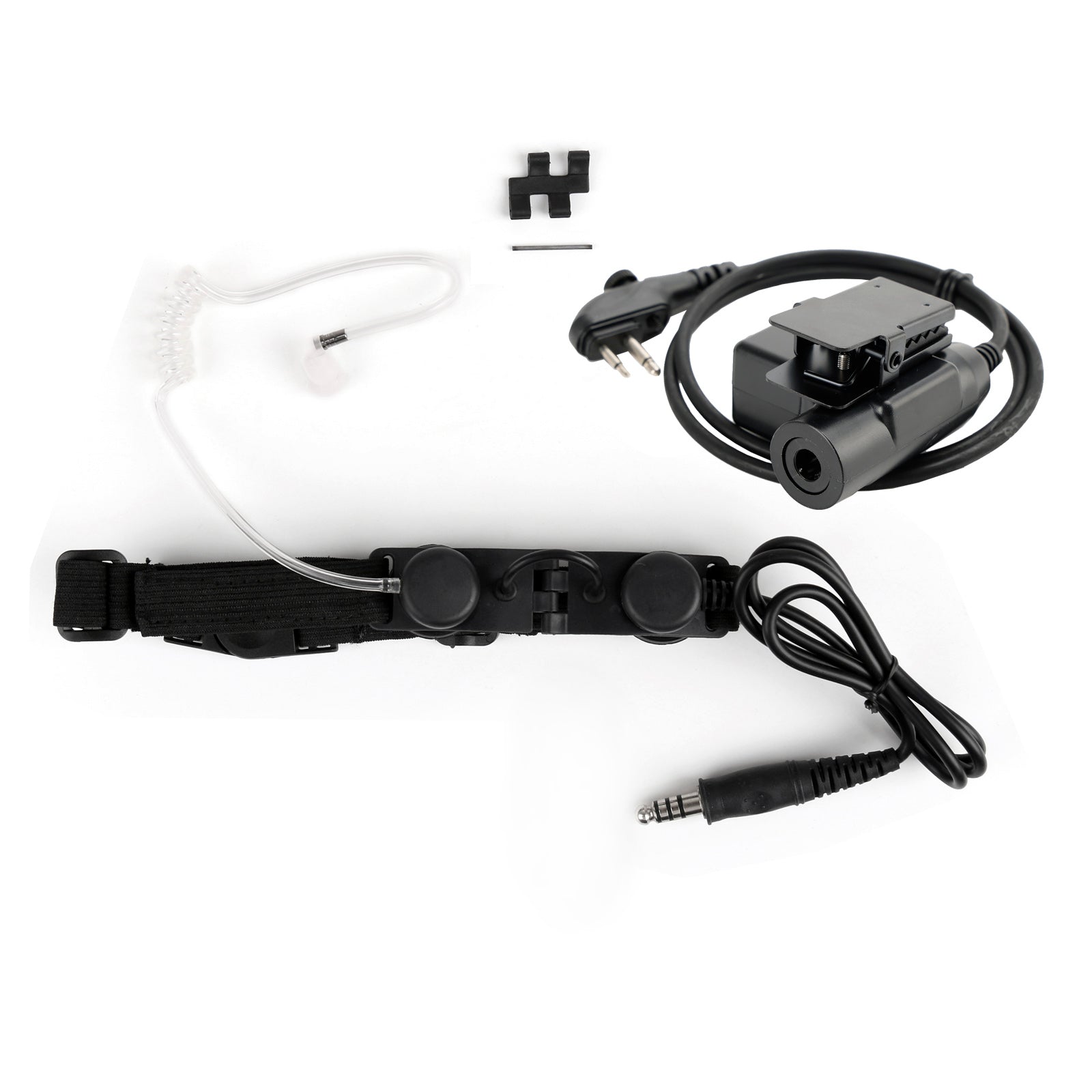 Z-Tactical Keelmicrofoon Verstelbare Headset Voor Hytera HYT TC-446S TC-500 TC-508