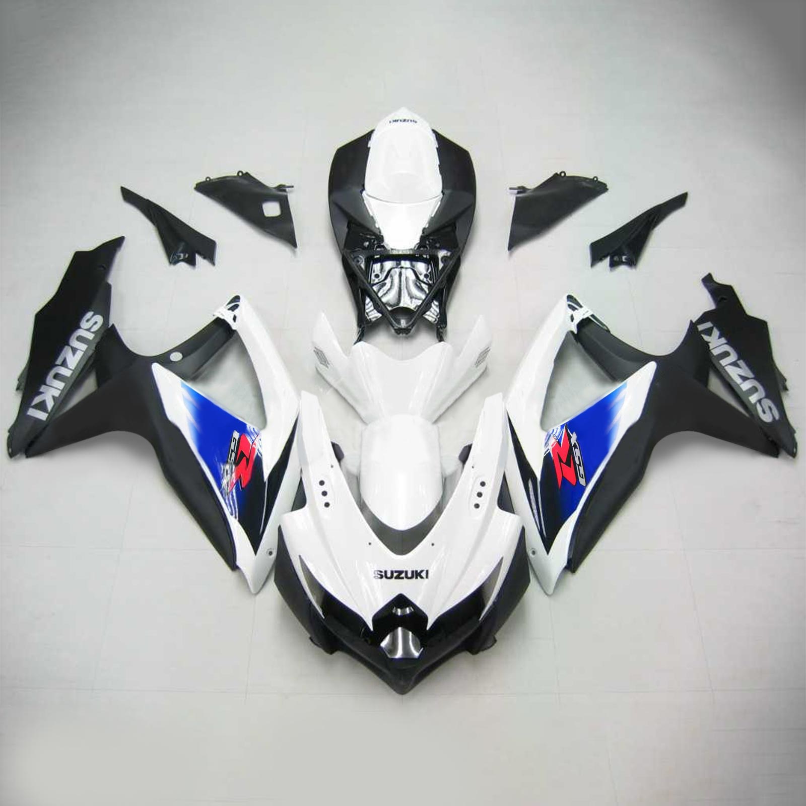 2008-2010 Suzuki GSXR 600/750 K8 Amotopart Injection Fairing Kit Bodywork Plastic ABS #110