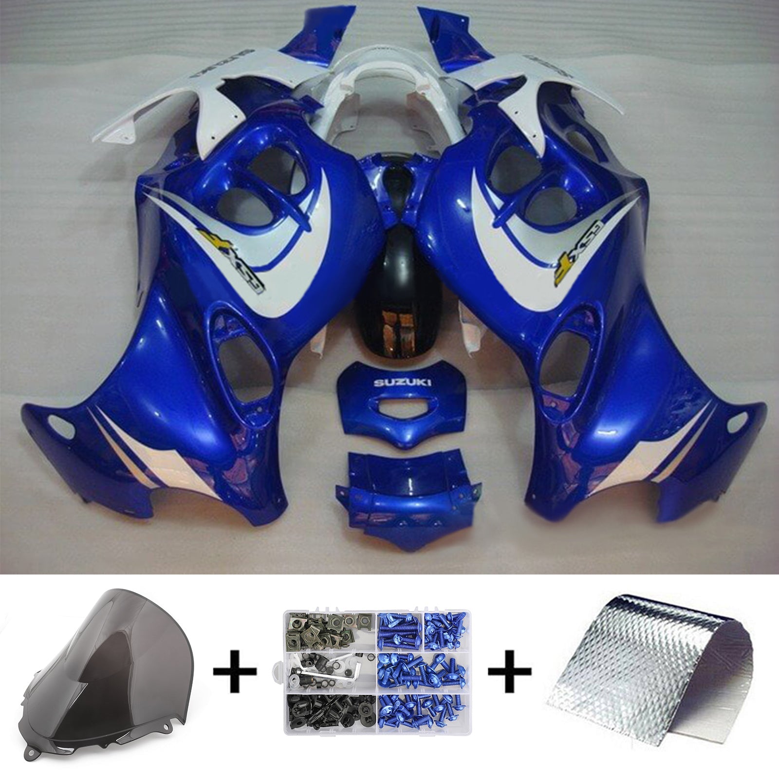 2005-2006 Suzuki Katana GSXF600 GSXF750 Kit de carénage d'injection Amotopart Carrosserie # 113