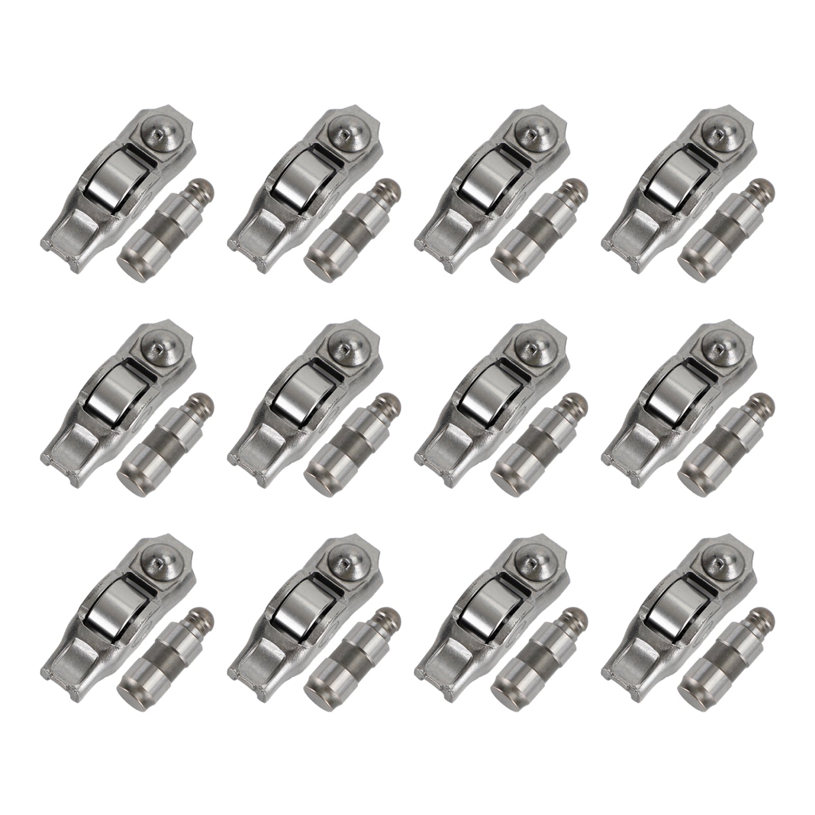 12PCS Rocker Arms & 12PCS Valve Lifters Kit For Chrysler Dodge Jeep Ram 3.6L