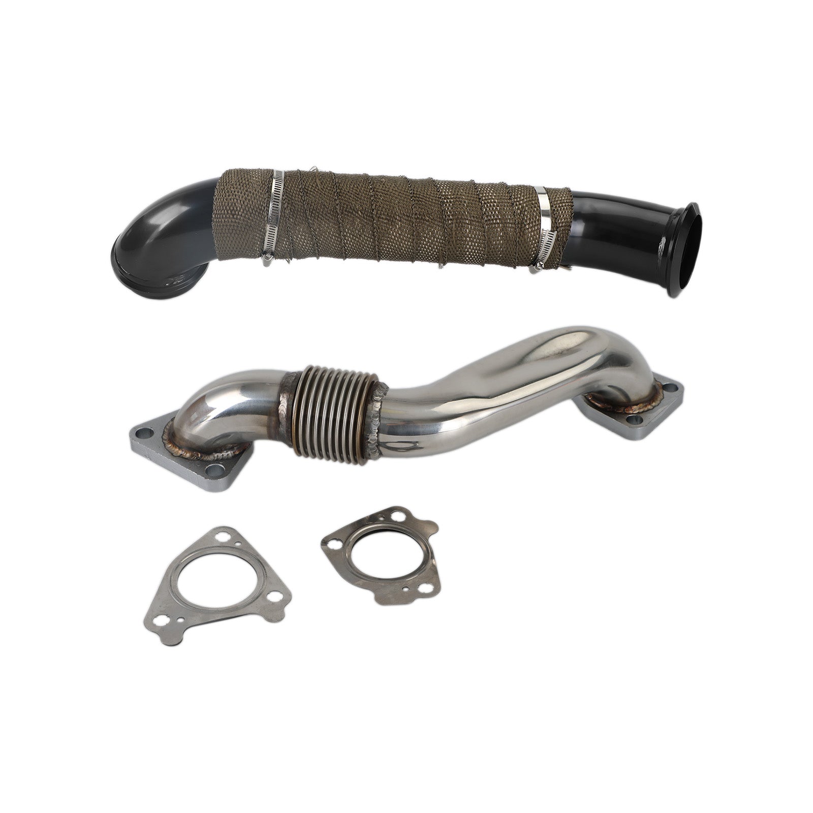 2004.5-2010 GMC SIERRA 3500 6.6L LLY LBZ LMM Duramax Diesel Turbo Down Pipe Passenger Side Up Pipe Fedex Express